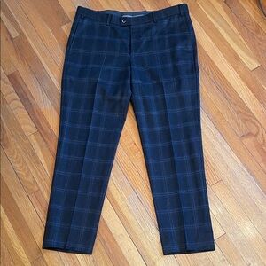 HILTL 100% Wool Classic Plaid Trousers Preppy Luxury Office Cottagecore Coastal